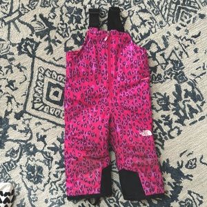 Northface snow suspenders